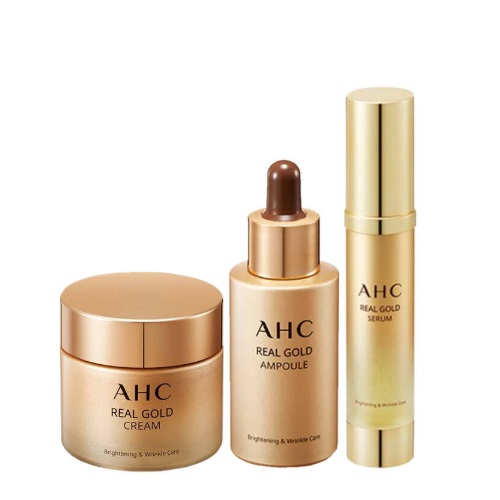 AHC Real Gold 3items (Serum+Cream+Ampoule)